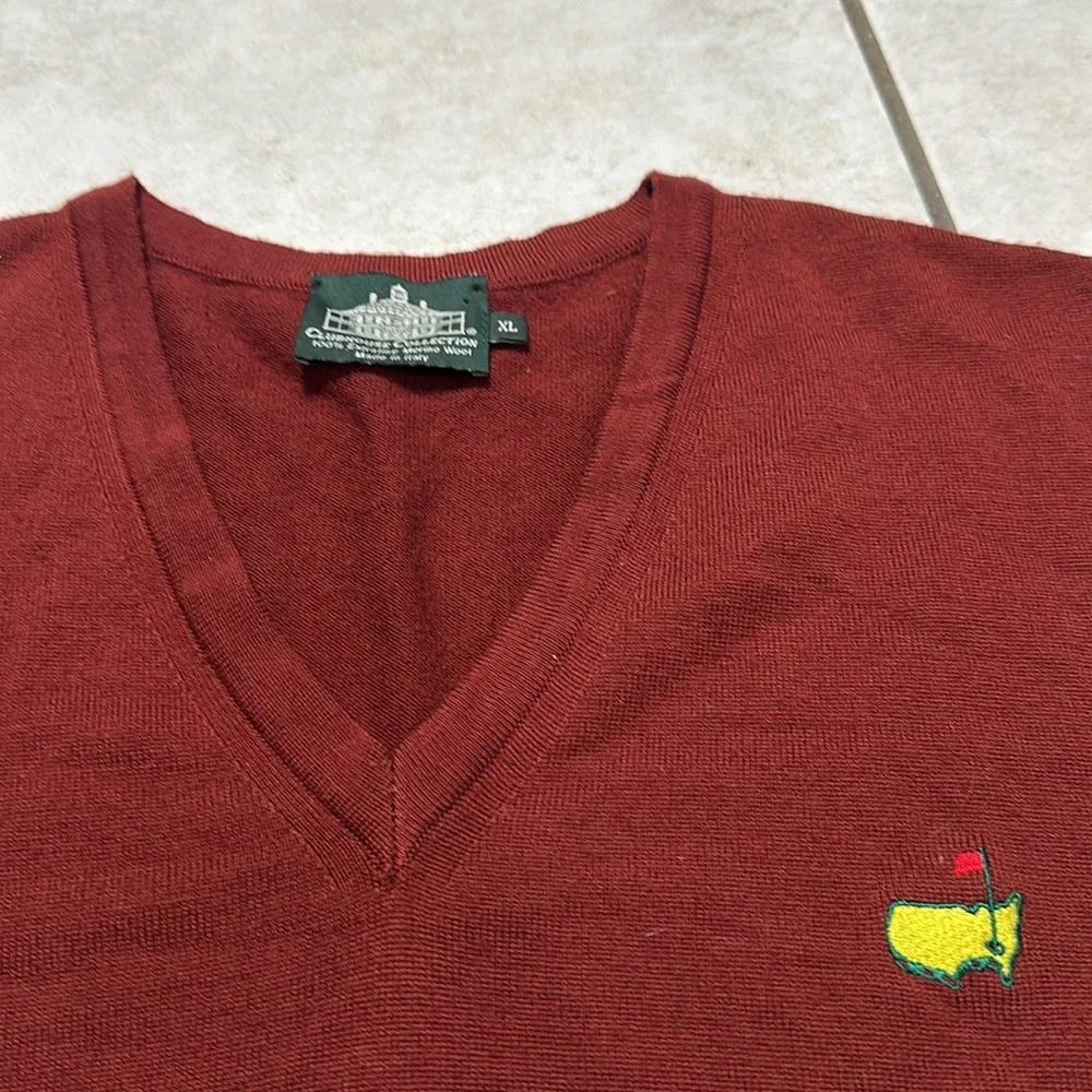 Clubhouse Collection Masters 100% Extraline Merino Wool Sweater Vest‎